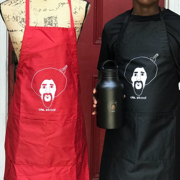 New Men OleSkool Apron great for grilling. Unisex - Picture 1 of 3